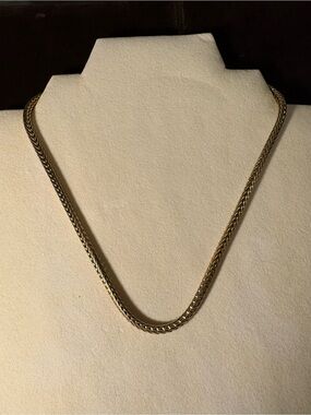 Classic Gold-Tones Braided Rope Necklace